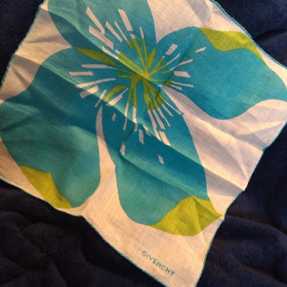 Givenchy - Blue and Green Scarf